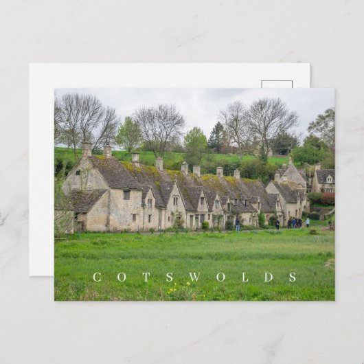 Bibury Arlington Row View Postkarte (Vorne/Hinten)
