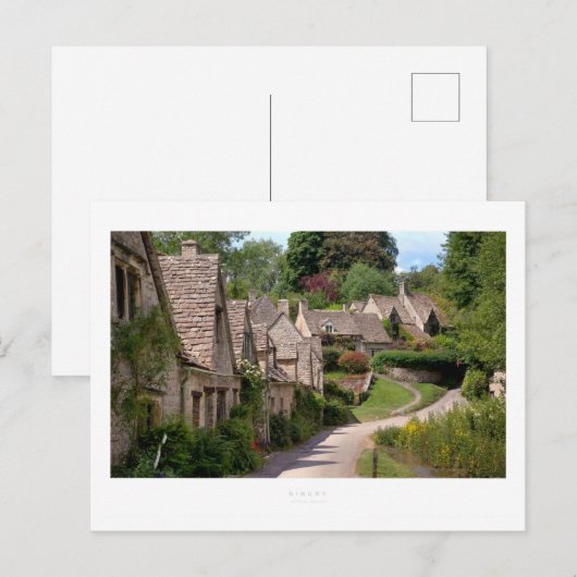 Bibury Postkarte (Vorne/Hinten)