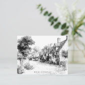 Bibury Village, Cotswolds, UK Postkarte (Stehend Vorderseite)