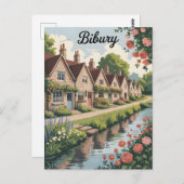 Bibury Vintag Postkarte (Vorne/Hinten)