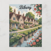 Bibury Vintag Postkarte (Vorderseite)