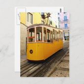 Bica Funicular, Lissabon, Portugal Postkarte (Vorne/Hinten)