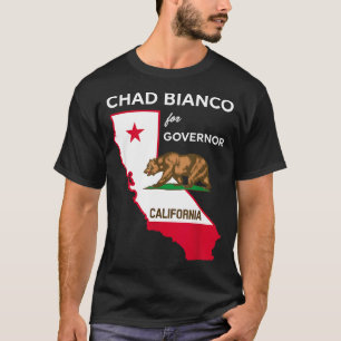Bicanco 2026 Chad Bianco als Gouverneur von Kalifo T-Shirt
