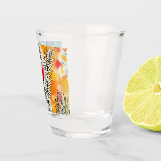 Bicchiere con motivo schnapsglas (Rechts)