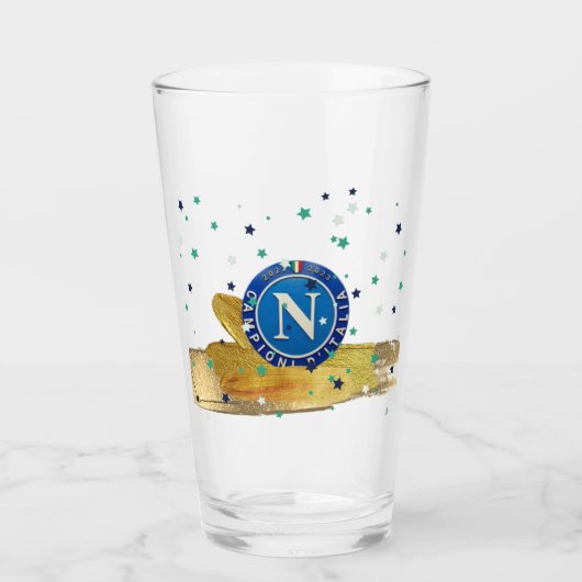 Bicchiere di birra terzo Scudetto Napoli Glas (Vorderseite)
