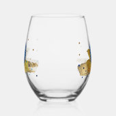 Bicchiere Gedenkfeier Scudetto Napoli Weinglas Ohne Stiel (Links)