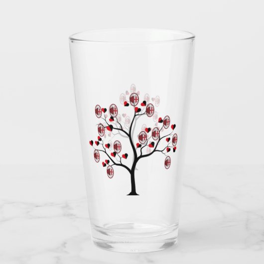 Bicchiere Milan calcio Glas (Rückseite)