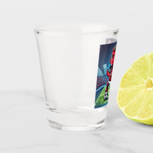 Bicchiere Milan calcio Schnapsglas (Links)