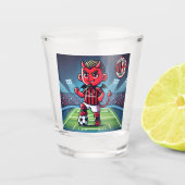 Bicchiere Milan calcio Schnapsglas (Vorderseite)
