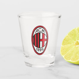 Bicchiere Milan calcio Schnapsglas