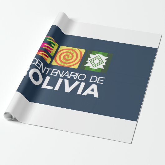 Bicentenario Bolivien Geschenkpapier (Ungerollt)