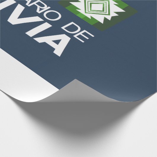 Bicentenario Bolivien Geschenkpapier (Ecke)