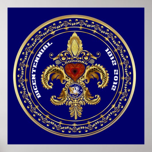 Bicentennial Louisiana Poster (Vorne)
