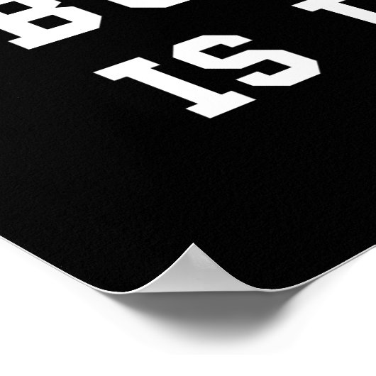 Biceps Wichtig Poster (Ecke)