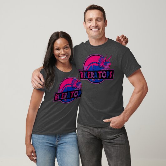 Biceratops Dinosaur LGBT Pride T-Shirt (Unisex)
