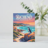 Bicheno Australien Postkarte (Stehend Vorderseite)