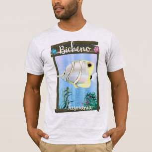 Bicheno Tasmanien Vintage-Reiseposter T-Shirt