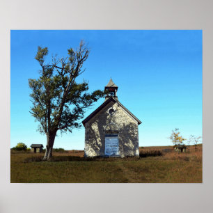Bichet One Room School House, Kansas Poster