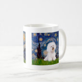 Bichon 1 - Starry Night Kaffeetasse (VorderseiteRechts)