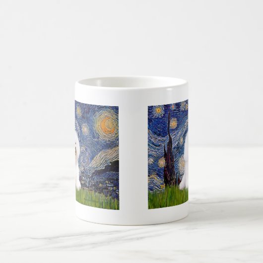 Bichon 1 - Starry Night Kaffeetasse (Mittel)