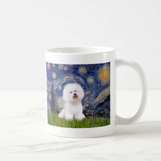 Bichon 1 - Starry Night Kaffeetasse (Rechts)