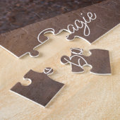 Bichon auf dem Beach Pet Foto Personalisierter Nam Puzzle (Seite)