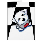 Bichon Baby Note Card (Vorne)