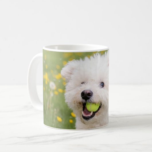 Bichon & Ball Dandelion Days Kaffeetasse (Vorderseite Links)