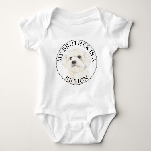 Bichon Big Brother Baby Strampler (Vorderseite)