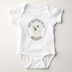 Bichon Big Sister Baby Strampler