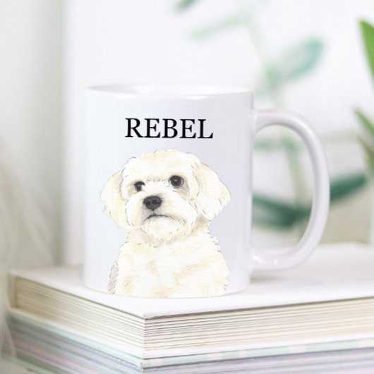Bichon, Bolognese, Coton, Havanese, Maltesisch Kaffeetasse