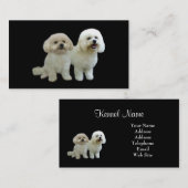 Bichon Brüter-Visitenkarte Visitenkarte (Vorne/Hinten)
