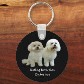Bichon Buddies Schlüsselanhänger (Vorderseite)