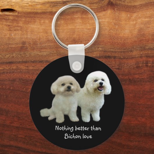 Bichon Buddies Schlüsselanhänger (Vorderseite)