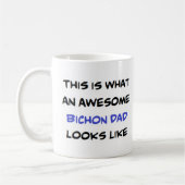 bichon dad, awesome kaffeetasse (Links)