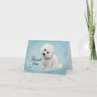Bichon Danke-Card