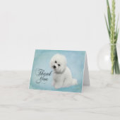 Bichon Danke-Card Dankeskarte (Vorderseite)