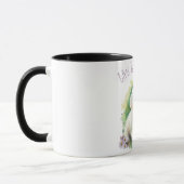 Bichon Dog Mama Floral Tasse (Links)