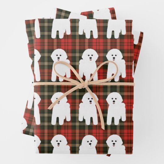 Bichon Fire Wrapping Paper Sheets Geschenkpapier Set (Beispiel)