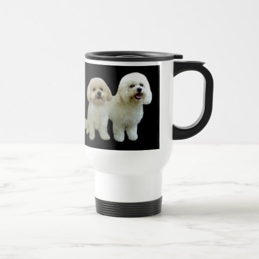 Bichon Freund-Reise-Tasse Reisebecher (Rechts)