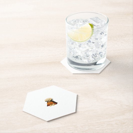 Bichon Fris � Halloween Vampire Pup mit Pumpkin Ba Untersetzer (Vor Ort)