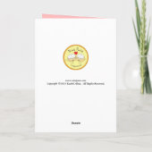 Bichon Frisbee - Funny Bichon Frise Hund Card Karte (Rückseite)