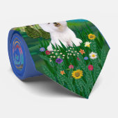 Bichon Frise 1 - Magische Nacht Krawatte (Gerollt)