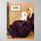 Bichon Frise 1 - Whistlers Mutter Poster (Vorne)