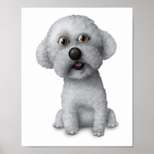 Bichon Frise: 8x10 Poster (Vorne)