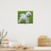 Bichon Frise 9F85D-15 Poster (Küche)