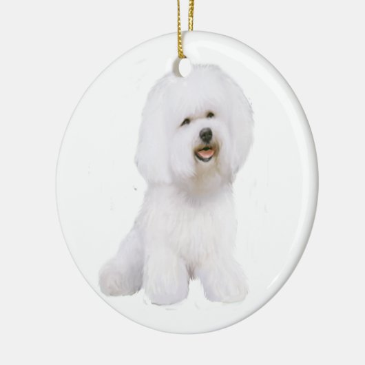 Bichon Frise (A) Keramik Ornament (Links)