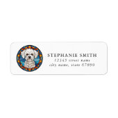 Bichon Frise Address Labels (Vorne)