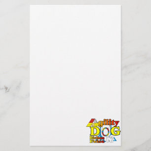 Bichon Frise Agility Briefpapier