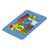 Bichon Frise Agility Magnet (Linke Seite)